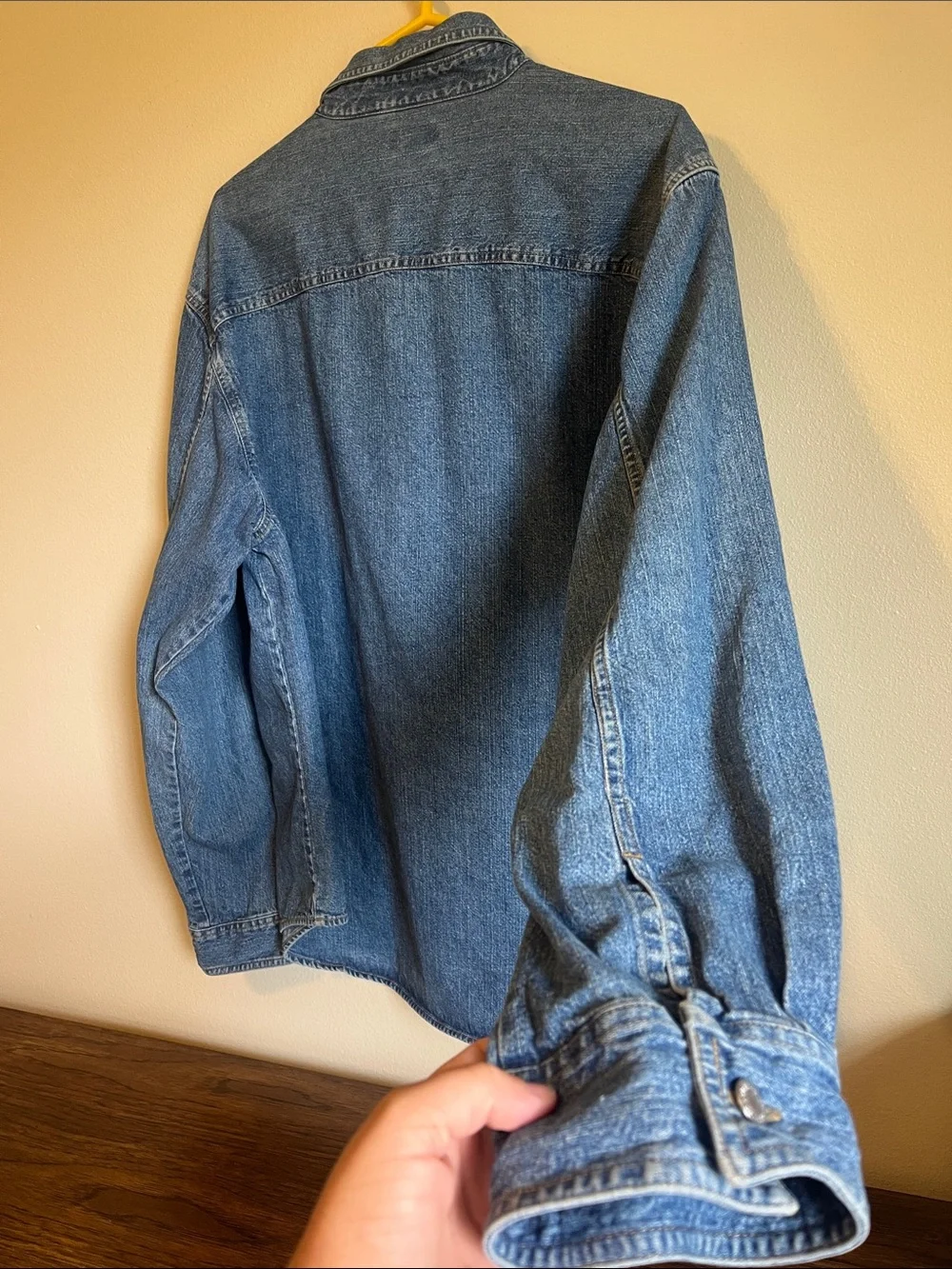 Vintage 90’s Men’s Levi's Red Tag Authentic Jeanswear denim button-down shirt.
