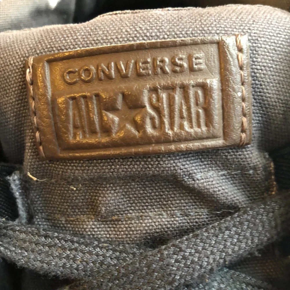 Converse dark gray All Star high tops size 9