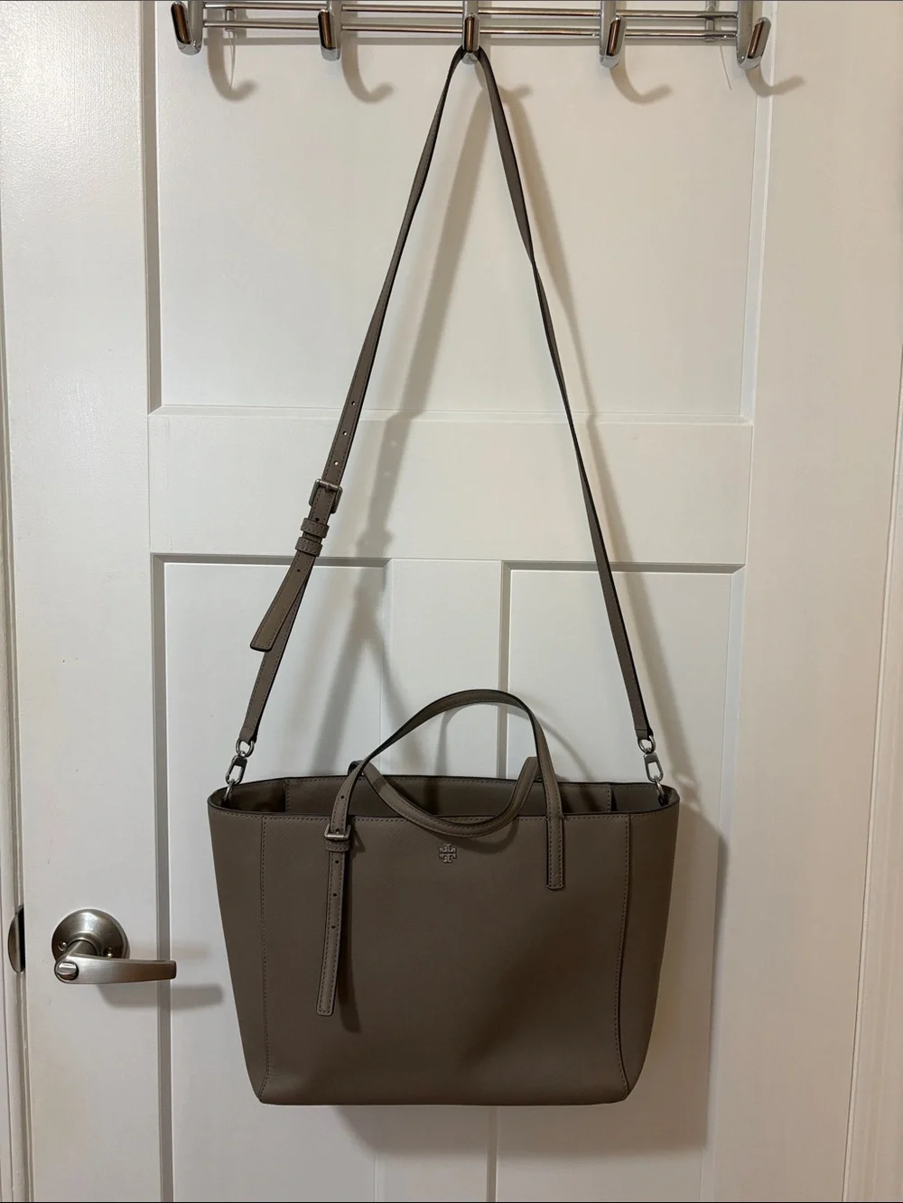 Tory Burch structured saffiano