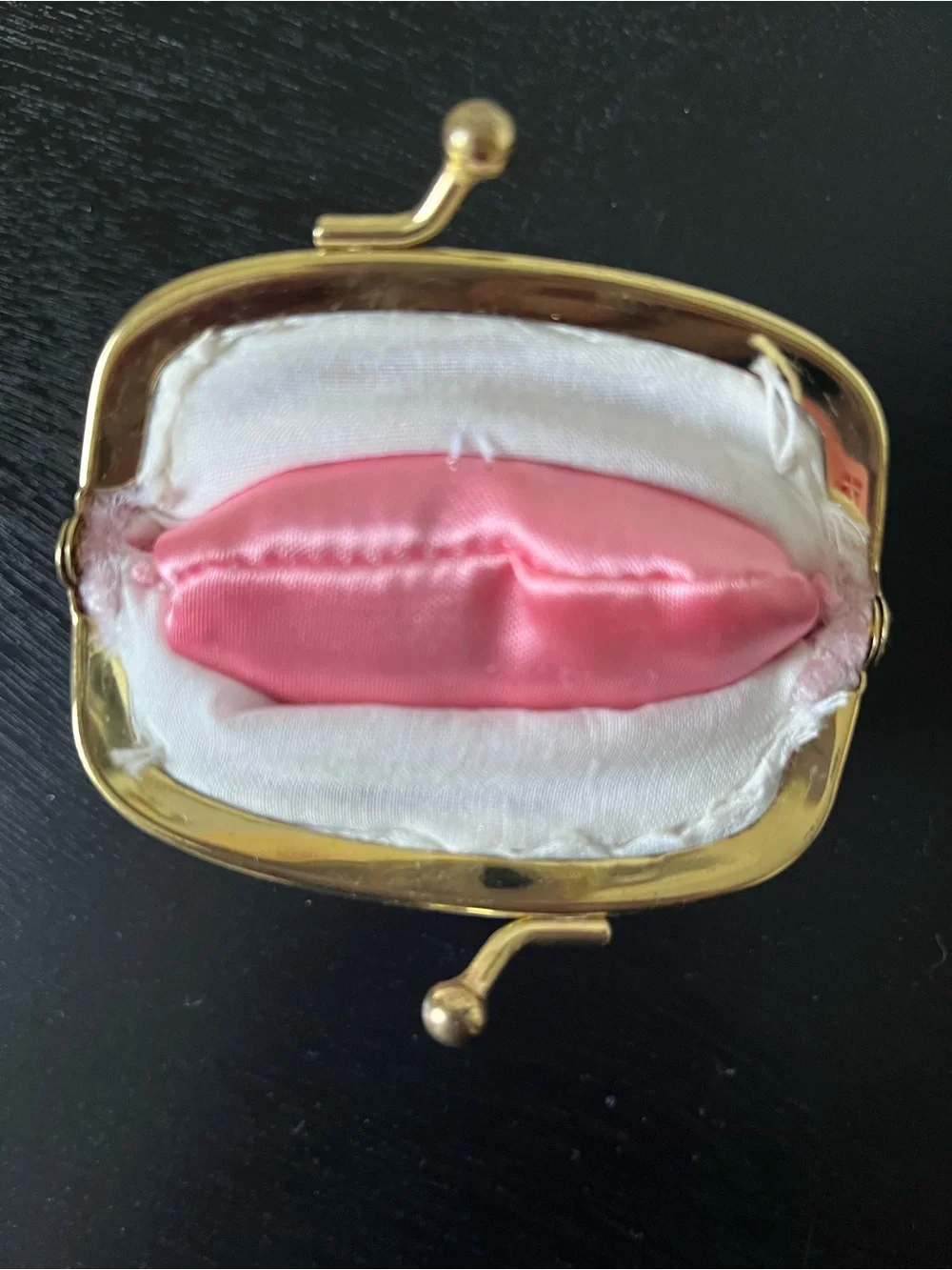 Vintage 1950’s Pink Velvet Beaded Mini Handbag