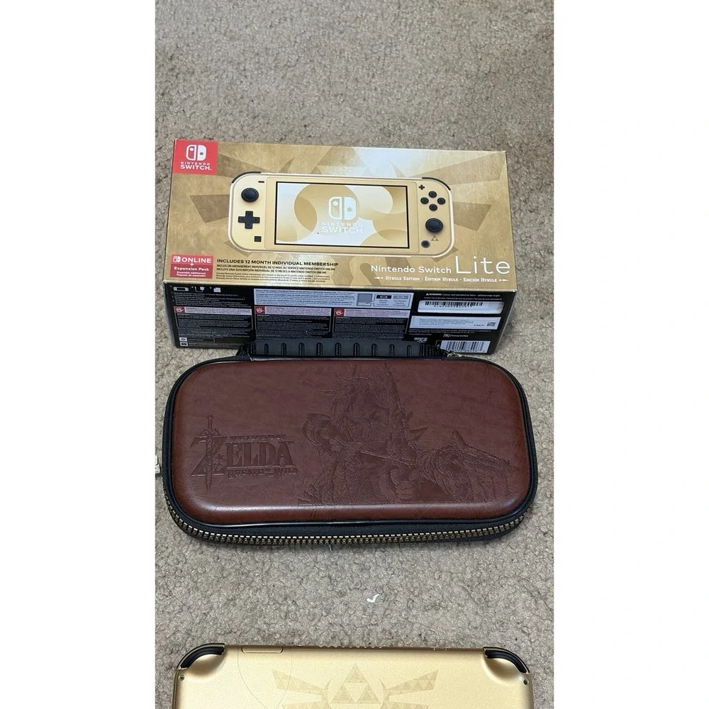 Nintendo Switch Lite Handheld Console - Legend of Zelda Hyrule Edition CIB
