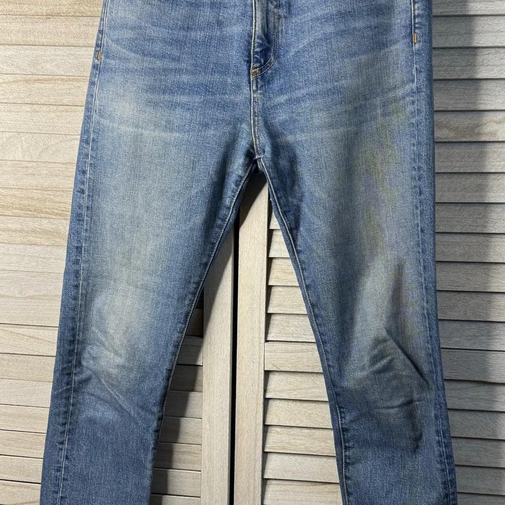 Veronica Beard Mid Rise Skinny Jeans 28 Light Wash Designer Stretch Denim Luxe