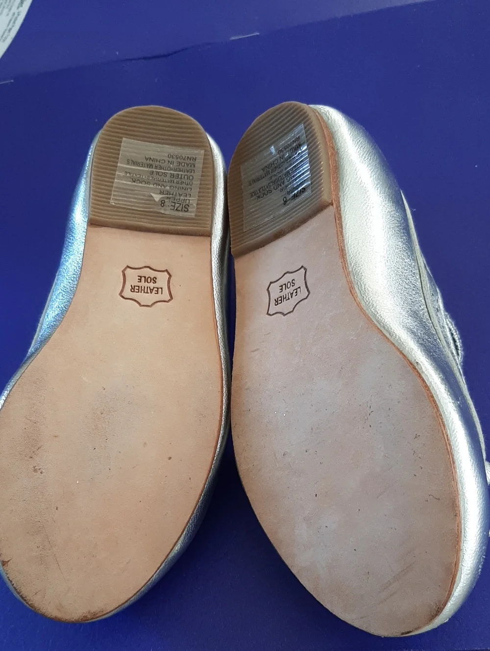Janie and Jack silver shoes