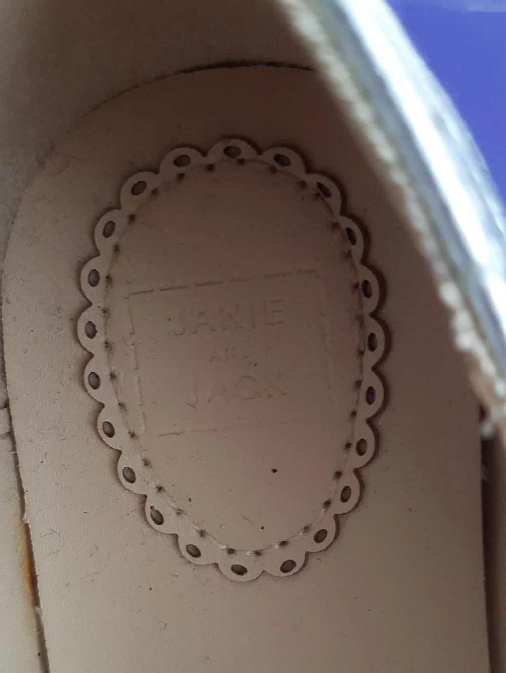 Janie and Jack silver shoes