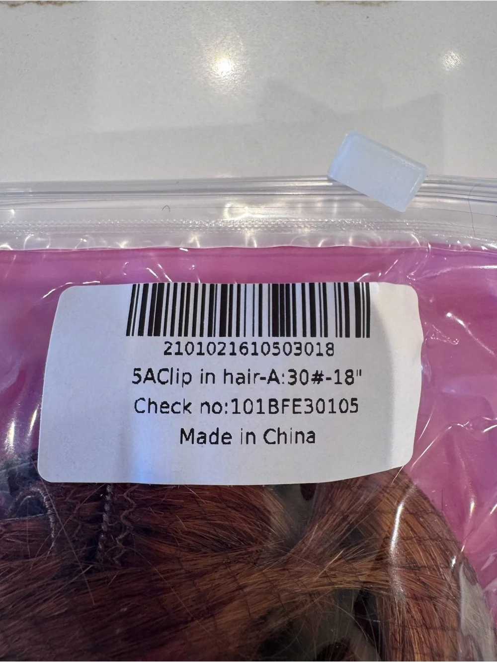 Wennalife Warm Auburn Clip-In Remy Hair Extensions