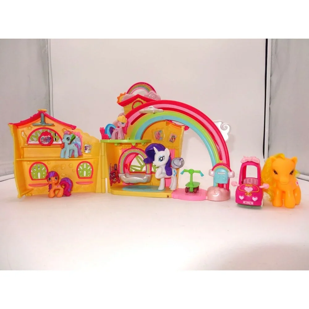 My Little Pony Rainbow Dash Playset and Pinkie‎ Pie Car My Little Pony's