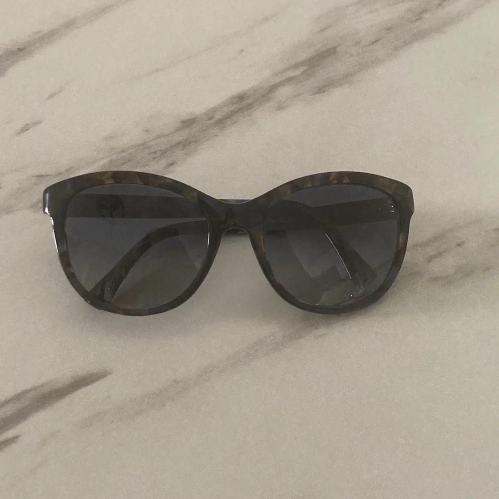 Emporio Armani Tortoiseshell Cat-Eye Sunglasses with Dark Gradient Lenses