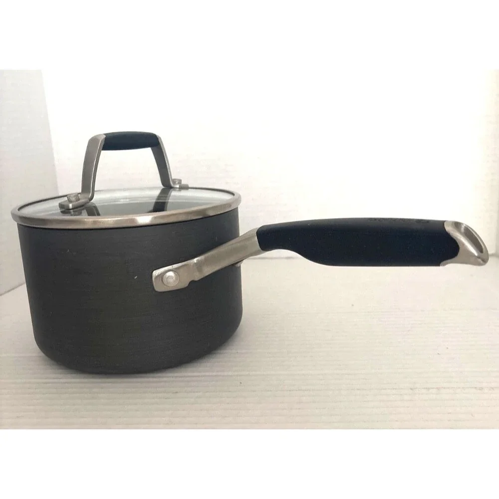 Select by Calphalon 1 1/2 qt Hard Anodized Sauce Cookware W/ Lid Made in the USA