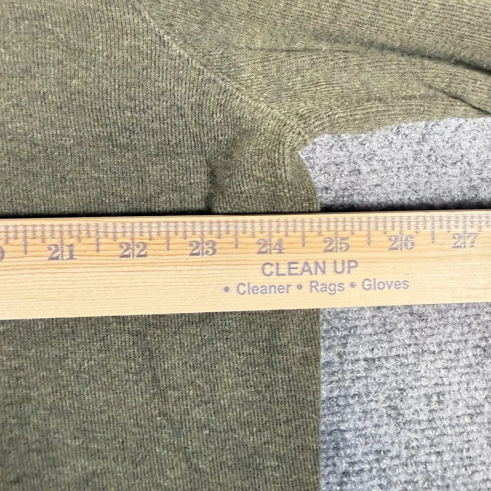 Polo Ralph Lauren Sweater Mens XL Green‎ 1/4 Zip Pullover Estate Rib Knit Pony