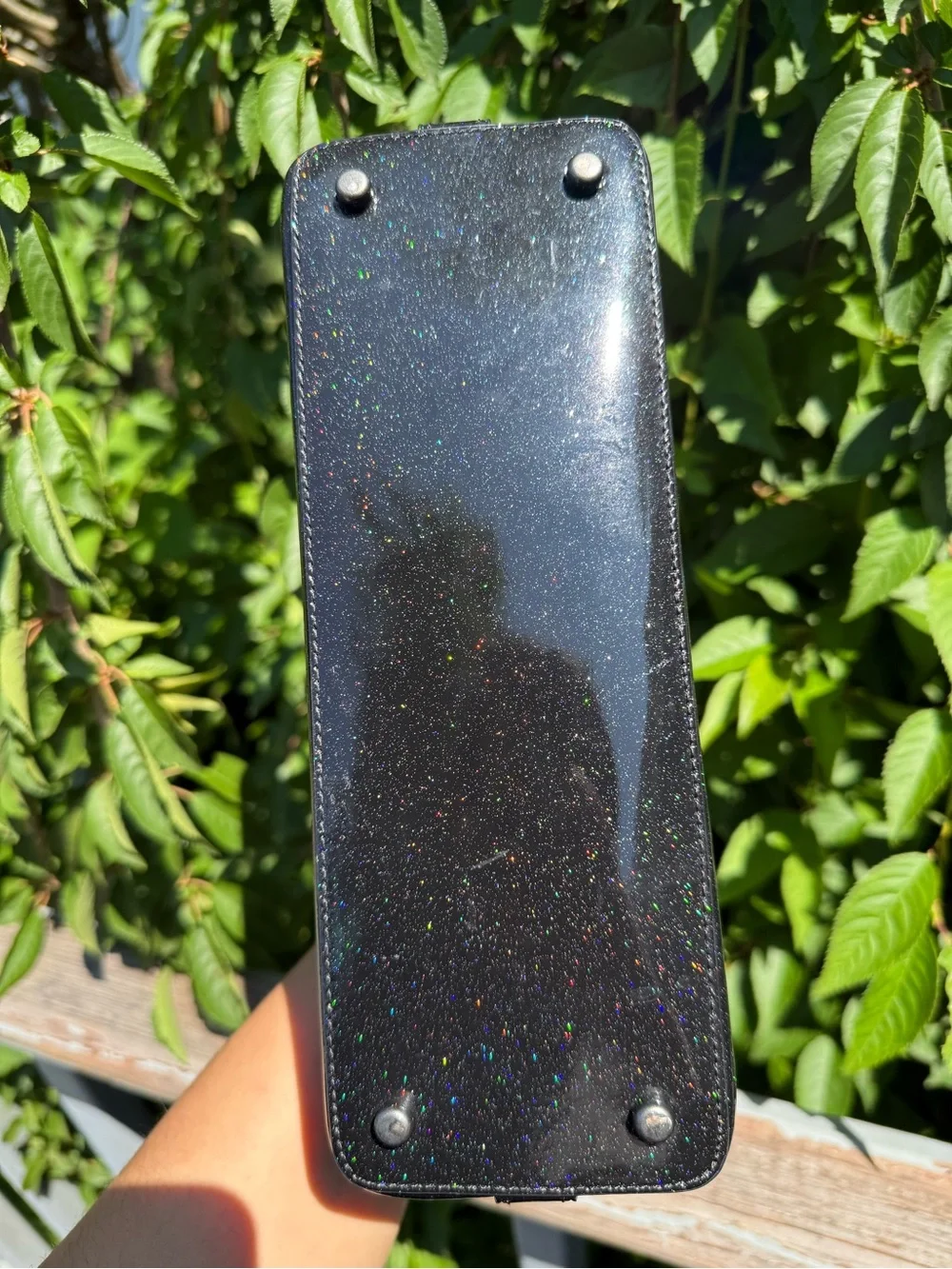 Coach glittery patent