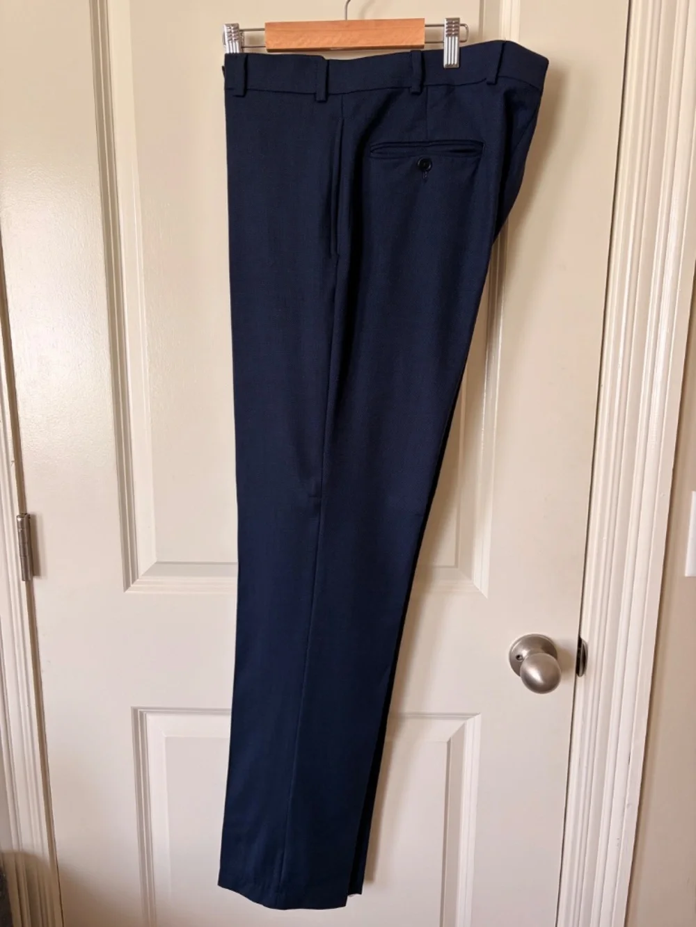 Share Brooks Brothers Explorer Regent Fit 44L Navy Wool Stretch Suit 44 Long
