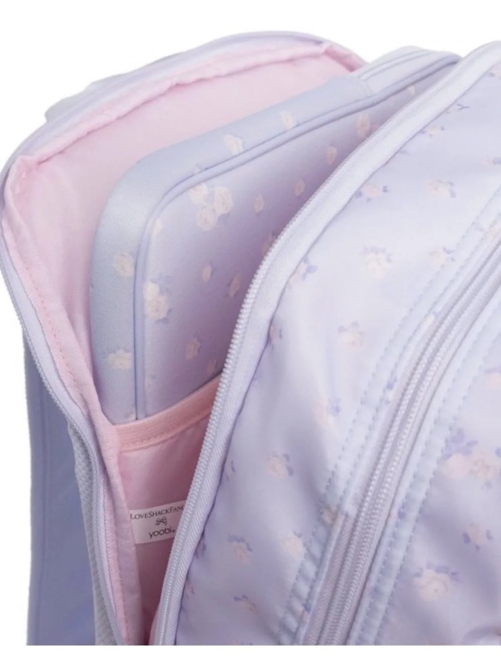LoveShackFancy zip everyday lavender