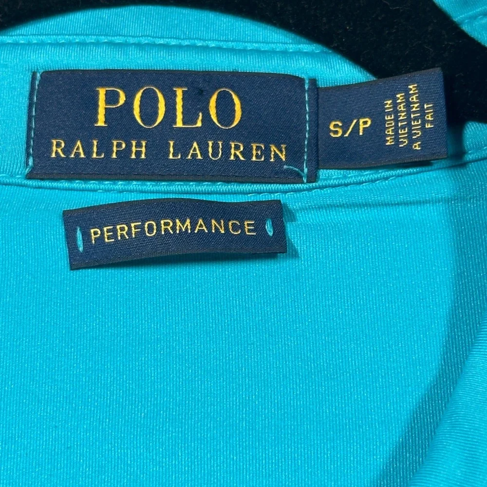 Polo Ralph Lauren Polo Shirt Mens S Blue Performance Short Sleeve Pony Logo