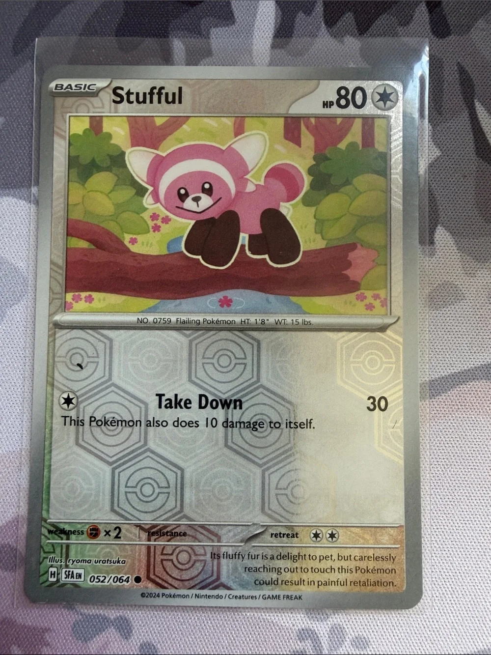 🧸 Stufful Pokémon Card Mini Lot | 2 Reverse Holo Cards ✨5/$25✨