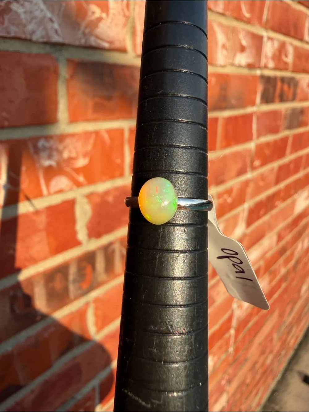 Well Opal  Cabochon Ring