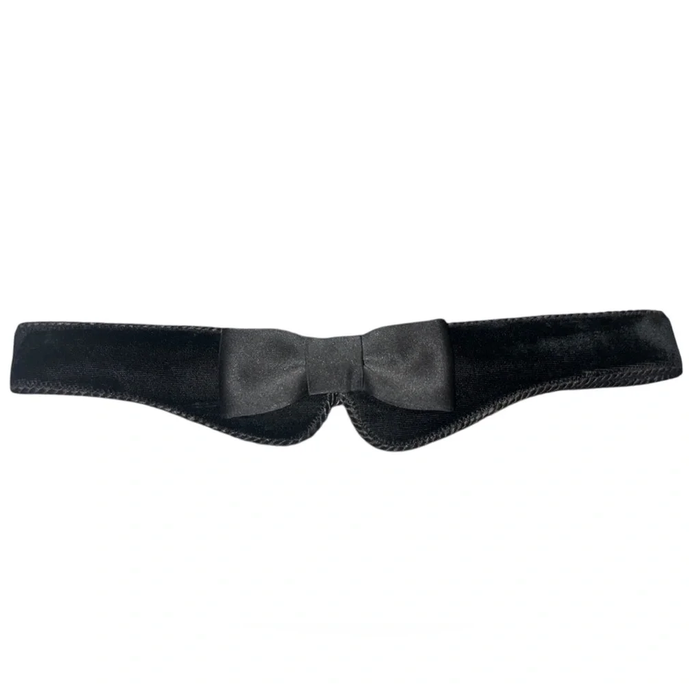 Retro Velvet Vintage Sexy lingerie-like Bow Belt