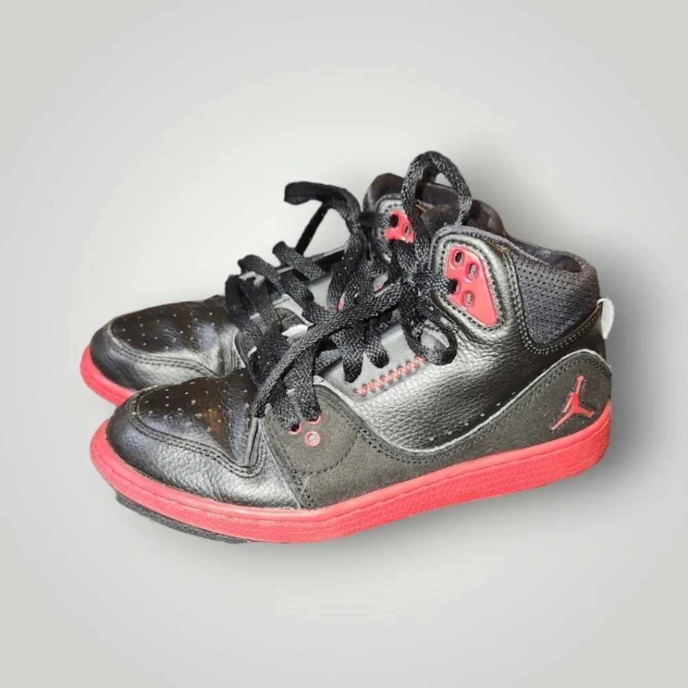 Nike Air Jordan 1 Flight 2 Black Red 23 Sneakers Shoes Youth 4