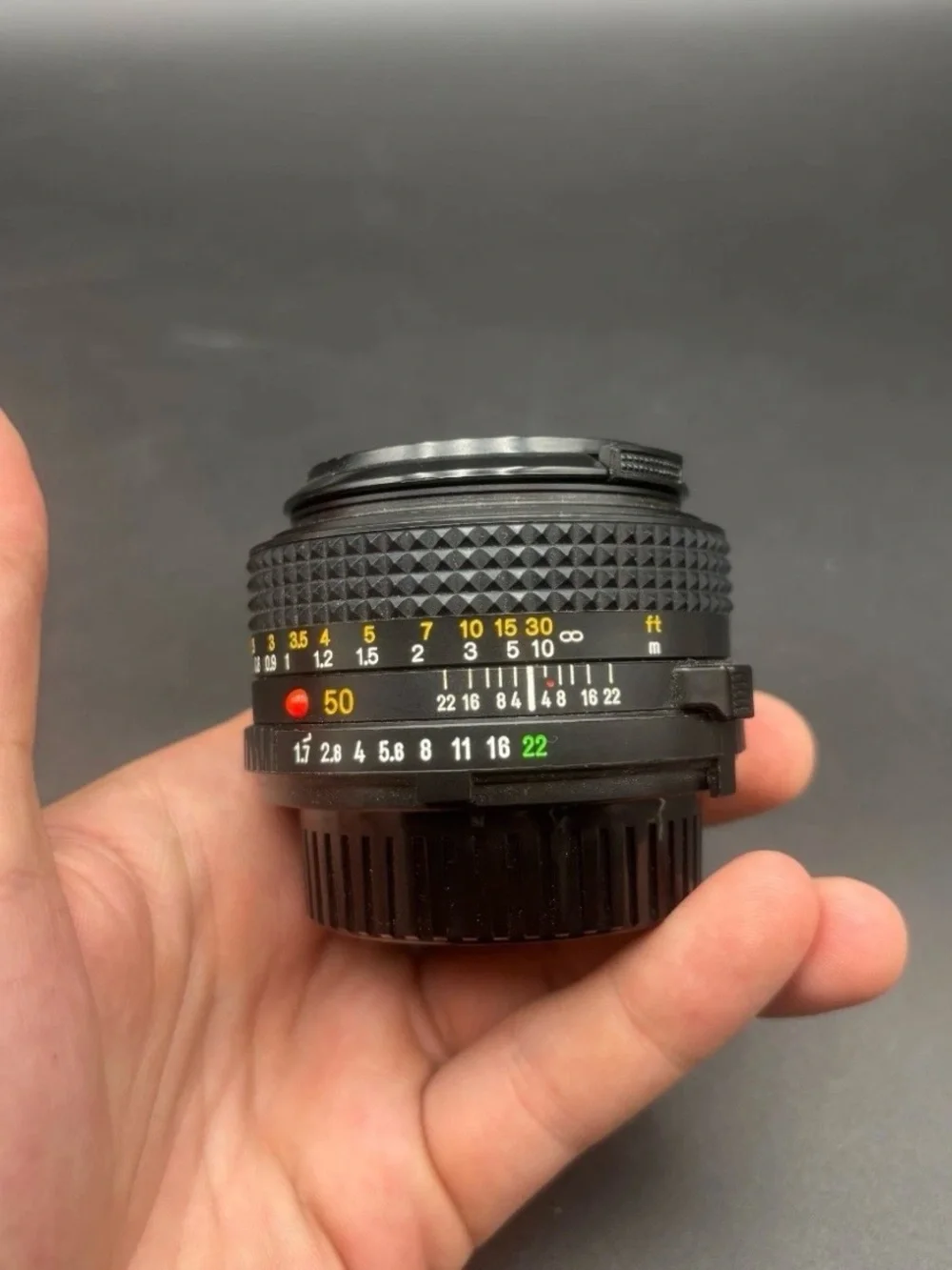 Minolta MD 50mm f/1.7 Manual Focus Prime Lens