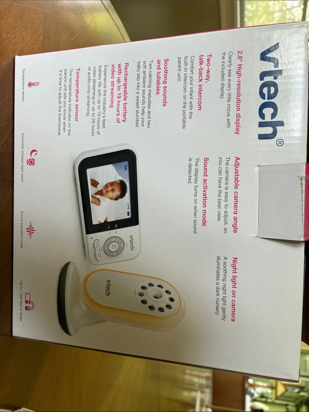 vtech white fixed