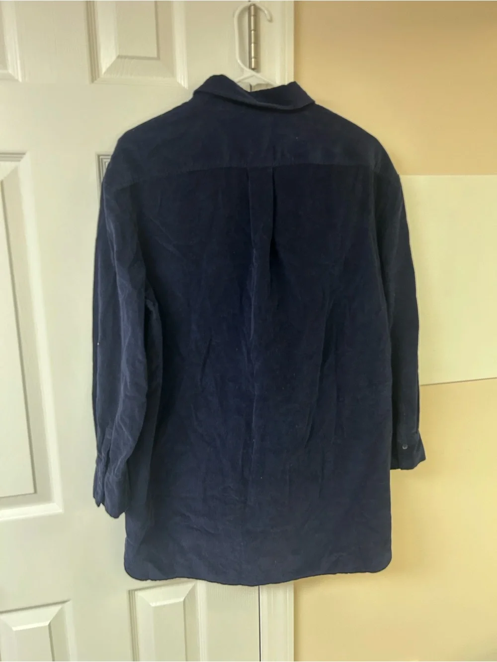 Tu Woman Blue Corduroy Shacket Size 12