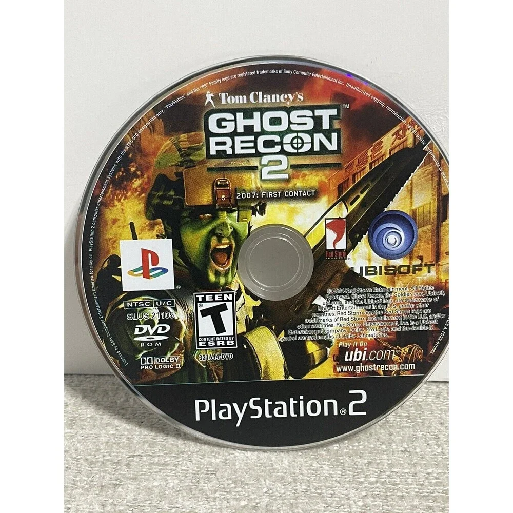 Tom Clancy's Ghost Recon 2 Sony PlayStation 2, 2004 PS2 Disc Only