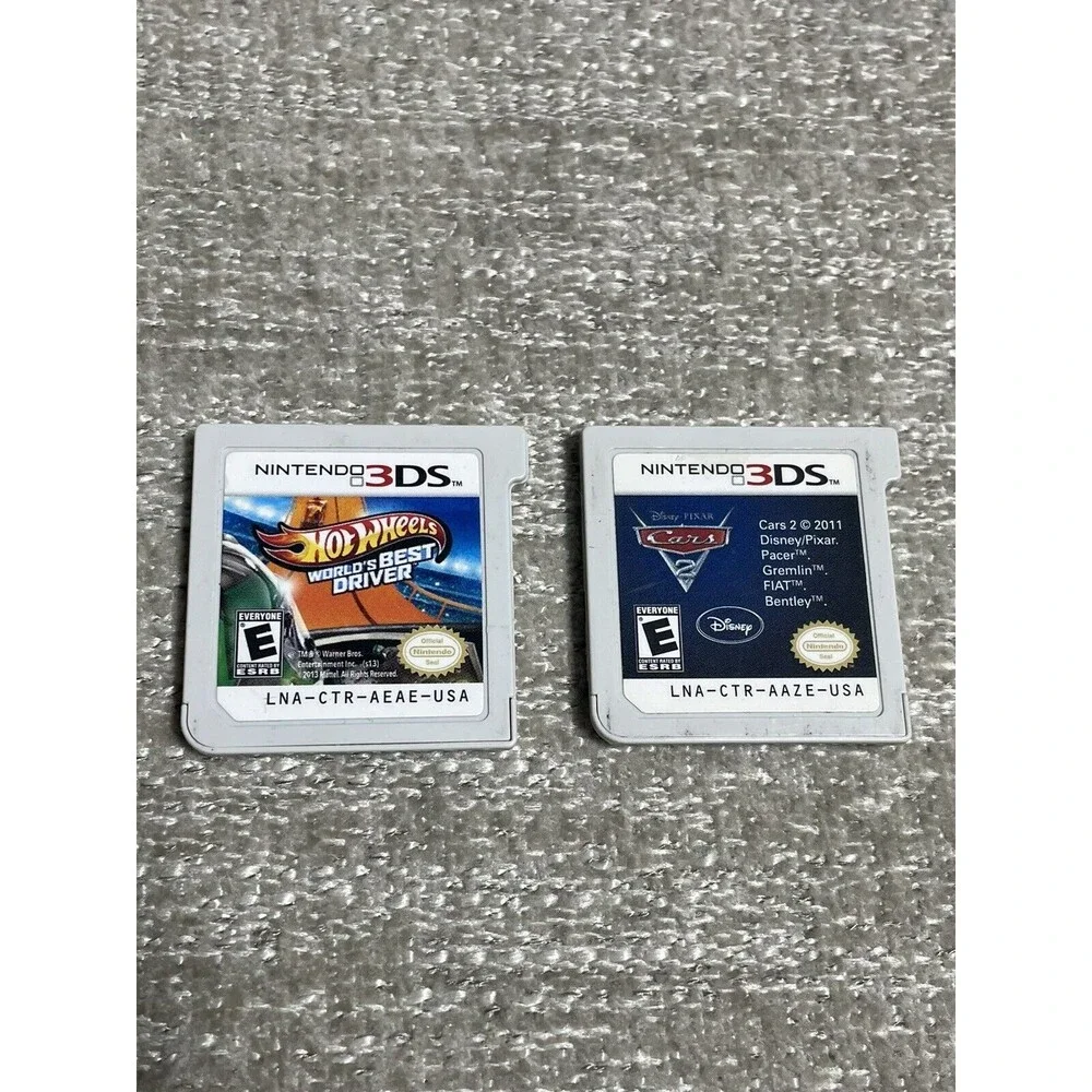 Nintendo 3DS  Game bundle Cars 2 + Hot Wheels Worlds Best Driver