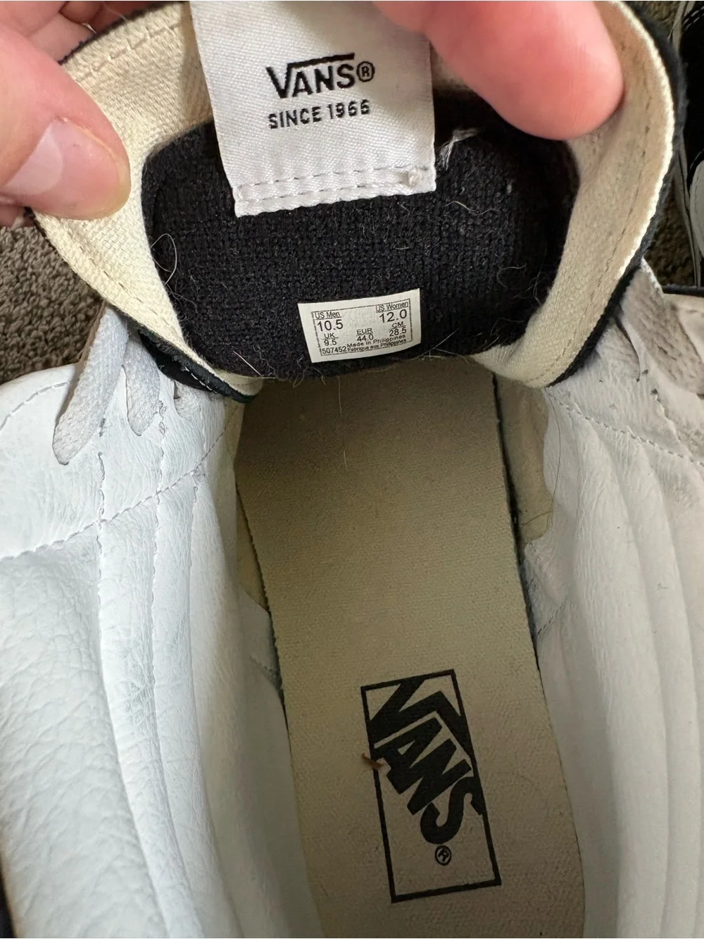 Vans High Tops in Size M 10.5 / W 12