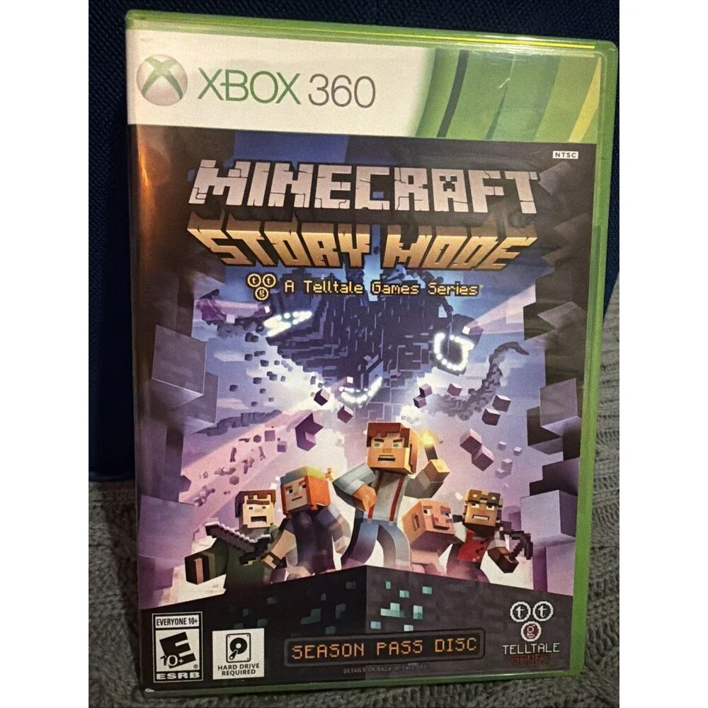 Minecraft: Story Mode - Season Pass Disc (Xbox 360, 2015)