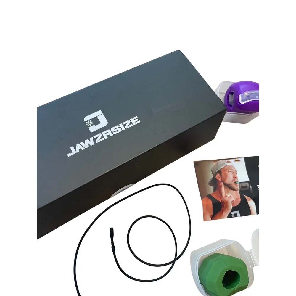 Jawzrsize Facial Exerciser Jawline Neck Strengthener Kit 3 Resistance Levels