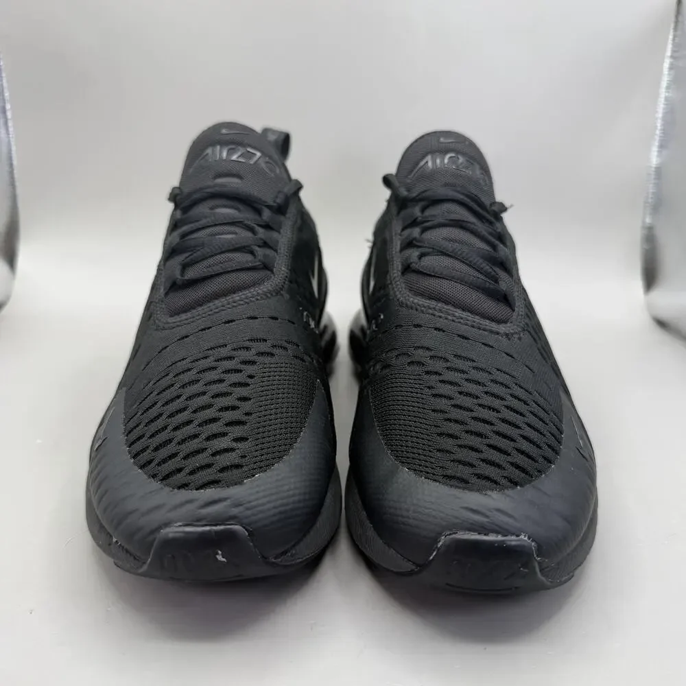 Nike Air Max 270 Lifestyle Shoes Mens Size 8 Black Sneakers AH8050-005 **READ**