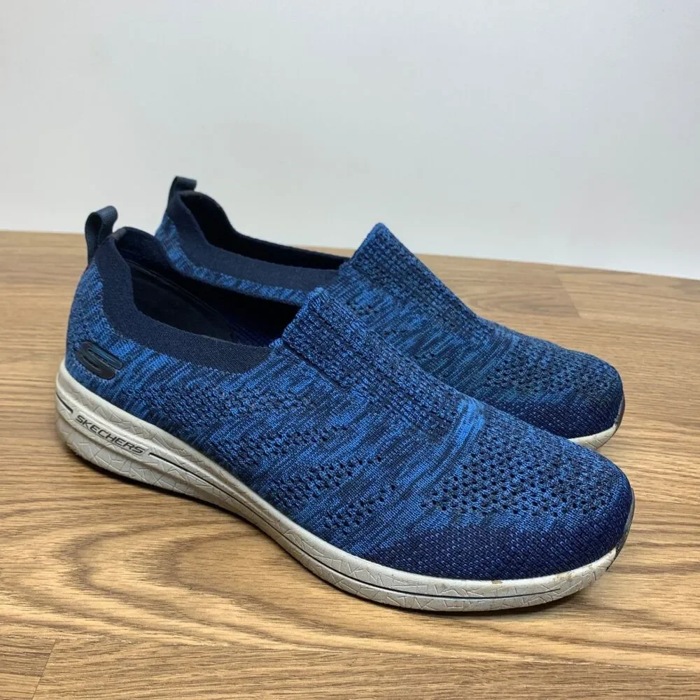 Skechers Burst 2.0 Mens Size 10 Shoes‎ Blue Slip On Comfort Walking Sneakers