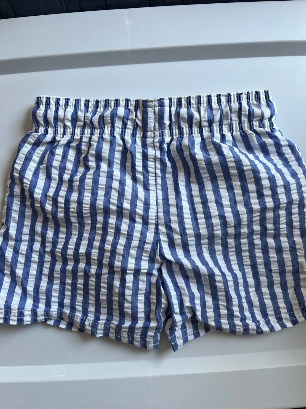 Cat and Jack Blue and White Stripe Swim Trunks 3T New Without Tags