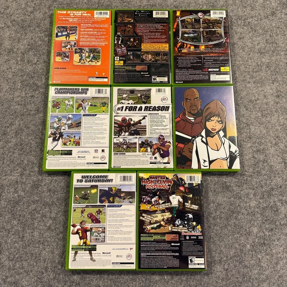 Microsoft Xbox Lot 16 Games Xbox One 360 Original COD Halo GTA Madden NBA UNTEST