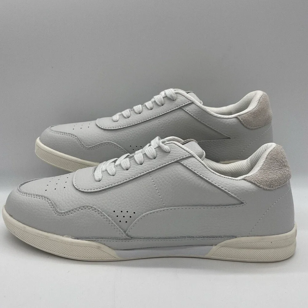 American Eagle Mens Size 12‎ Shoes Leather Sneakers Suede Heel Accent Athletic