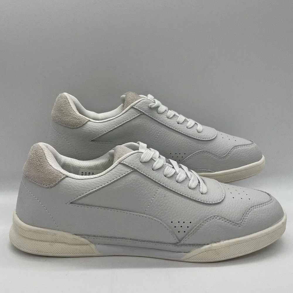 American Eagle Mens Size 12‎ Shoes Leather Sneakers Suede Heel Accent Athletic