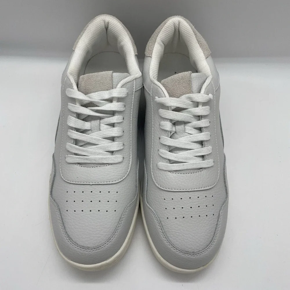 American Eagle Mens Size 12‎ Shoes Leather Sneakers Suede Heel Accent Athletic
