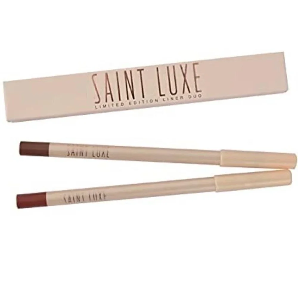 Saint Luxe BNIB Limited Edition Neutral Lip Liner Duo Secret Admirer Love Letter