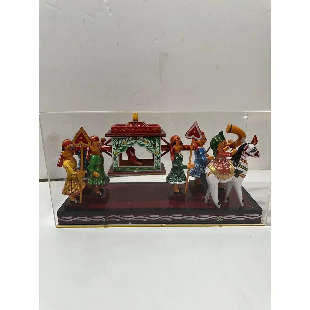 Andhra Hand Crafts Kondapalli wooden marriage