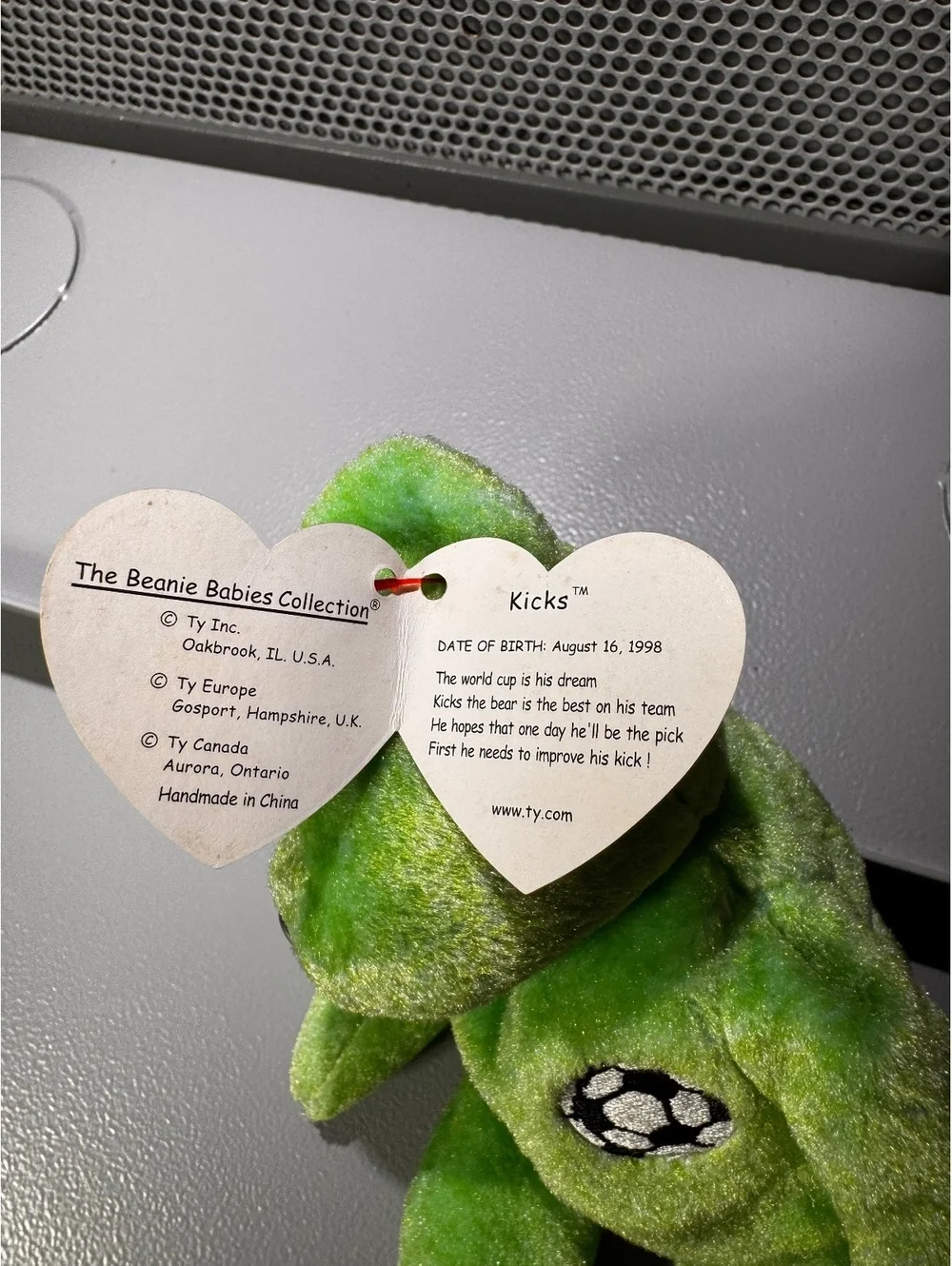 TY Beanie Baby Kicks