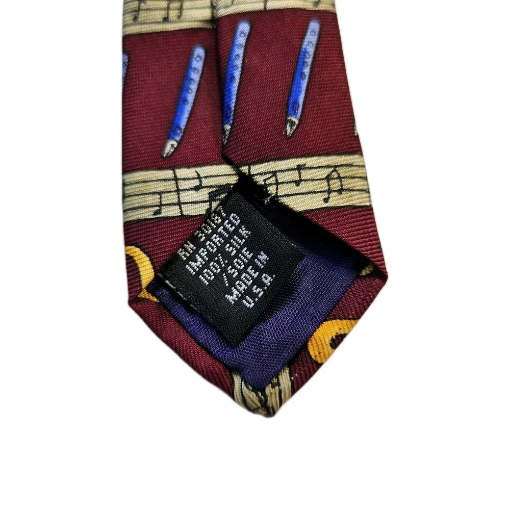 Save the Children Instrument Neck Tie Nathan Musical Madness Music‎ Teacher Gift