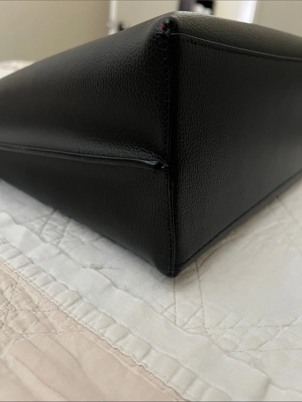 Coach structured pebbled