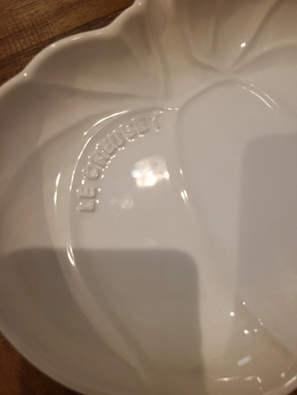 Le Creuset ivory meringue