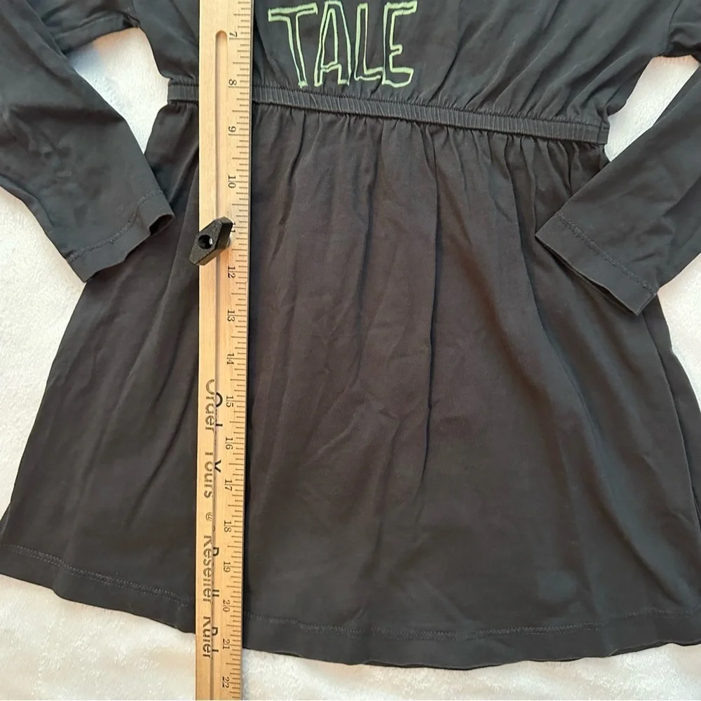 Letter to the World Charcoal Spruce “A Roots Tale” Toddler Dress Girls 2/3T Gray