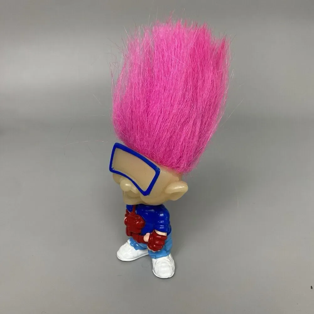 Vintage 1993 Burger King Kids Club Troll Dolls Professor Camera Glow in the Dark