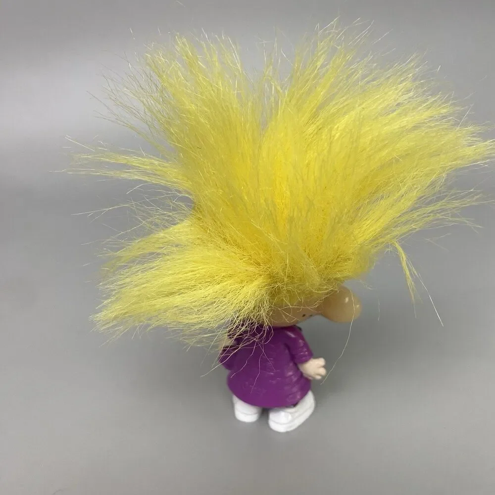 Vintage 1993 Burger King Kids Club Troll Dolls Professor Camera Glow in the Dark