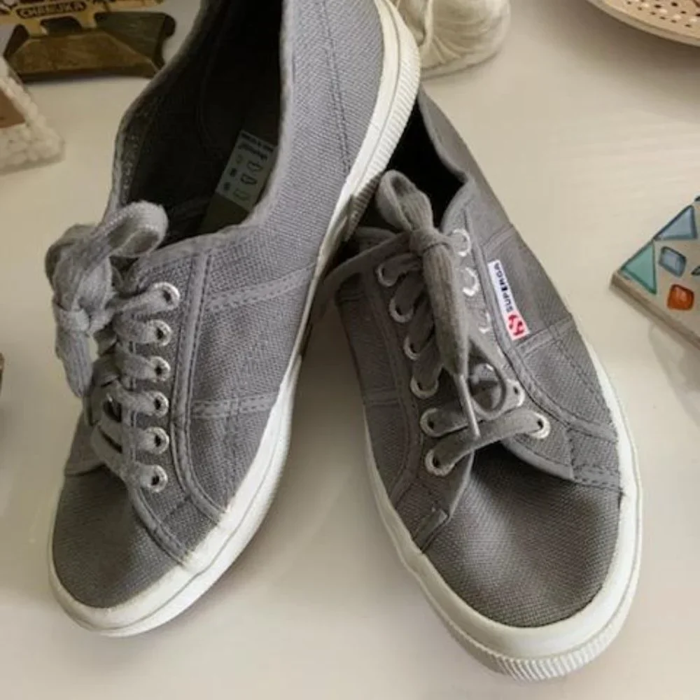 Superga Grey Sneakers