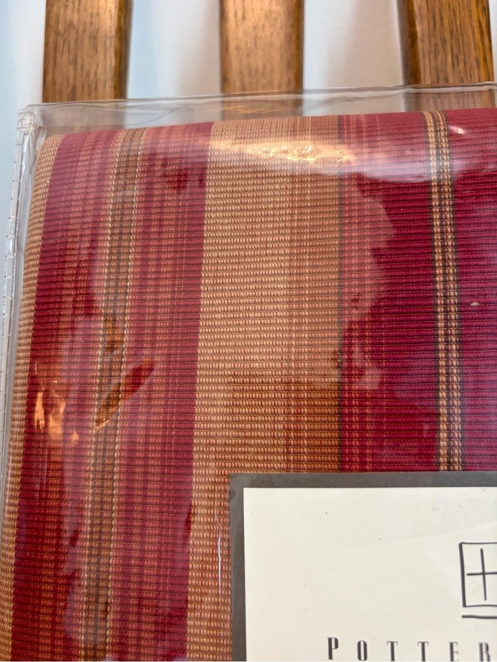 Pottery Barn single montage curtain