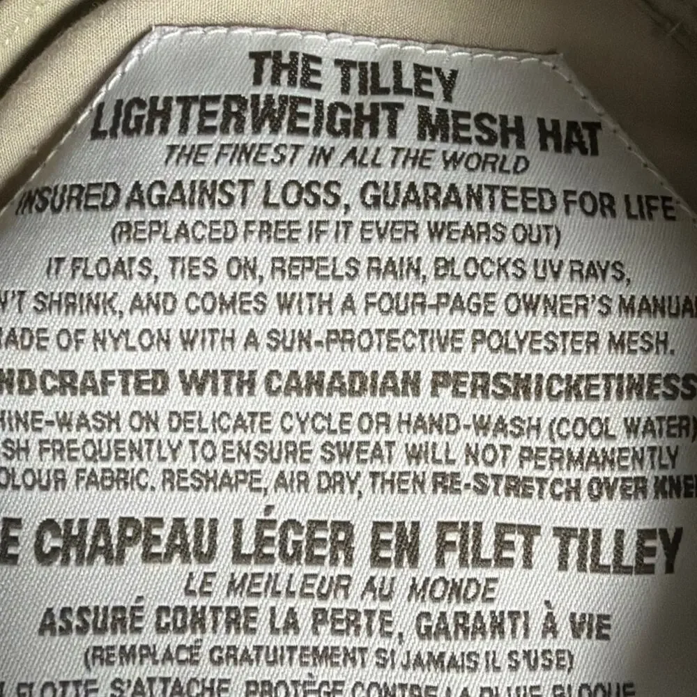 Tilley stay cool
