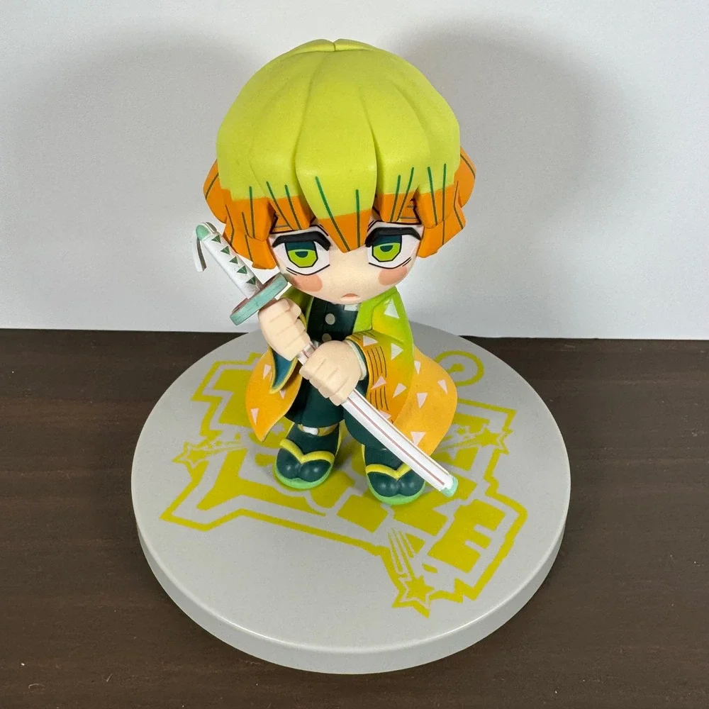 Banpresto Demon Slayer Zenitsu Agatsuma Q Posket Petit Figure Yellow 5.5in Cute