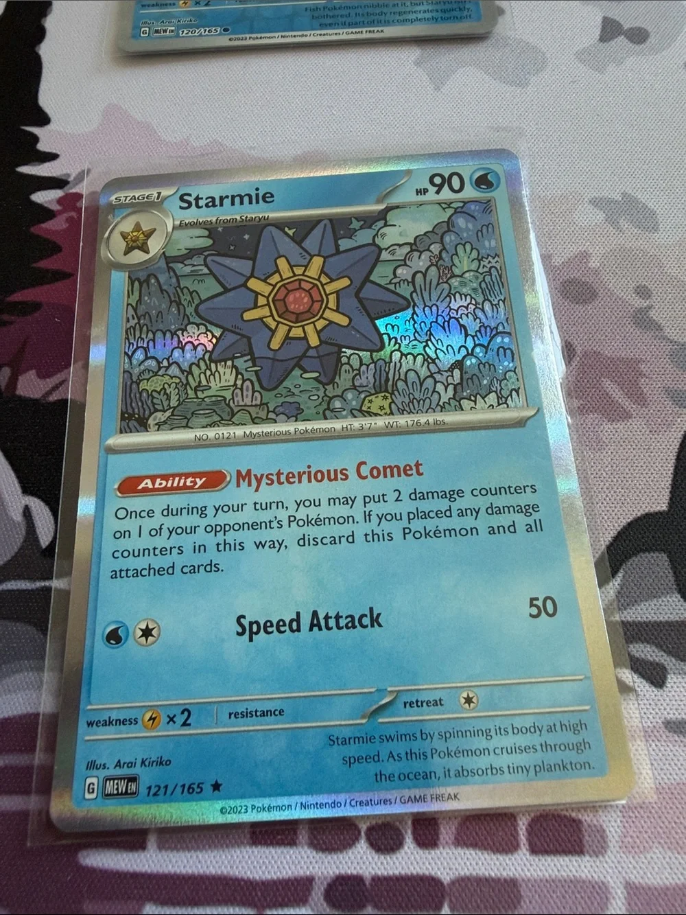 Staryu & Starmie Evolution Pokémon 151 Card Lot | 3 Holo Reverse Holos ✨5/$25✨